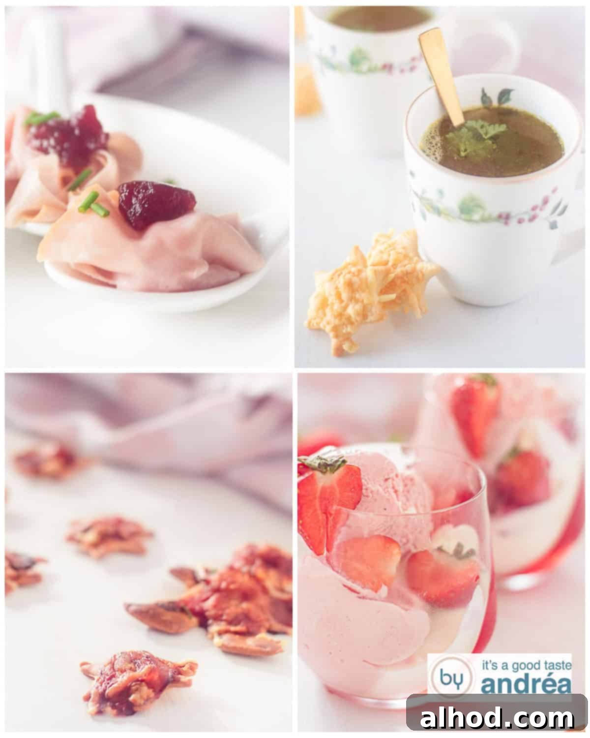Kids Festive Feast 2 An height photo with a collage of four photos of the children's menu