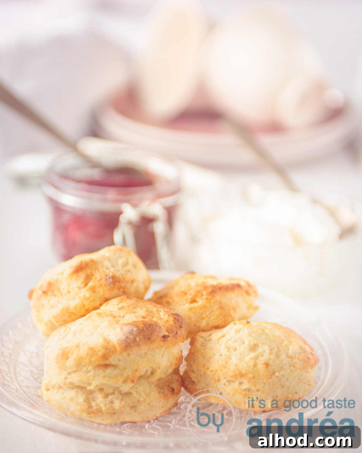 Sweet Strawberry Scones Made Easy 7 Scones with homemade strawberry jelly