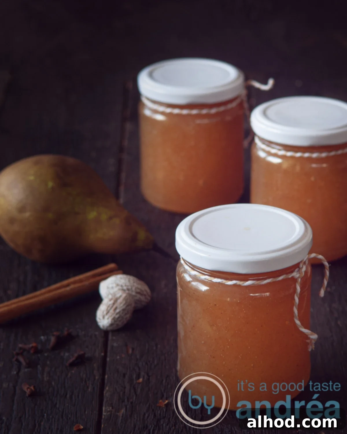 Warm Pear & Spice Preserve 5 Spicy pear jam