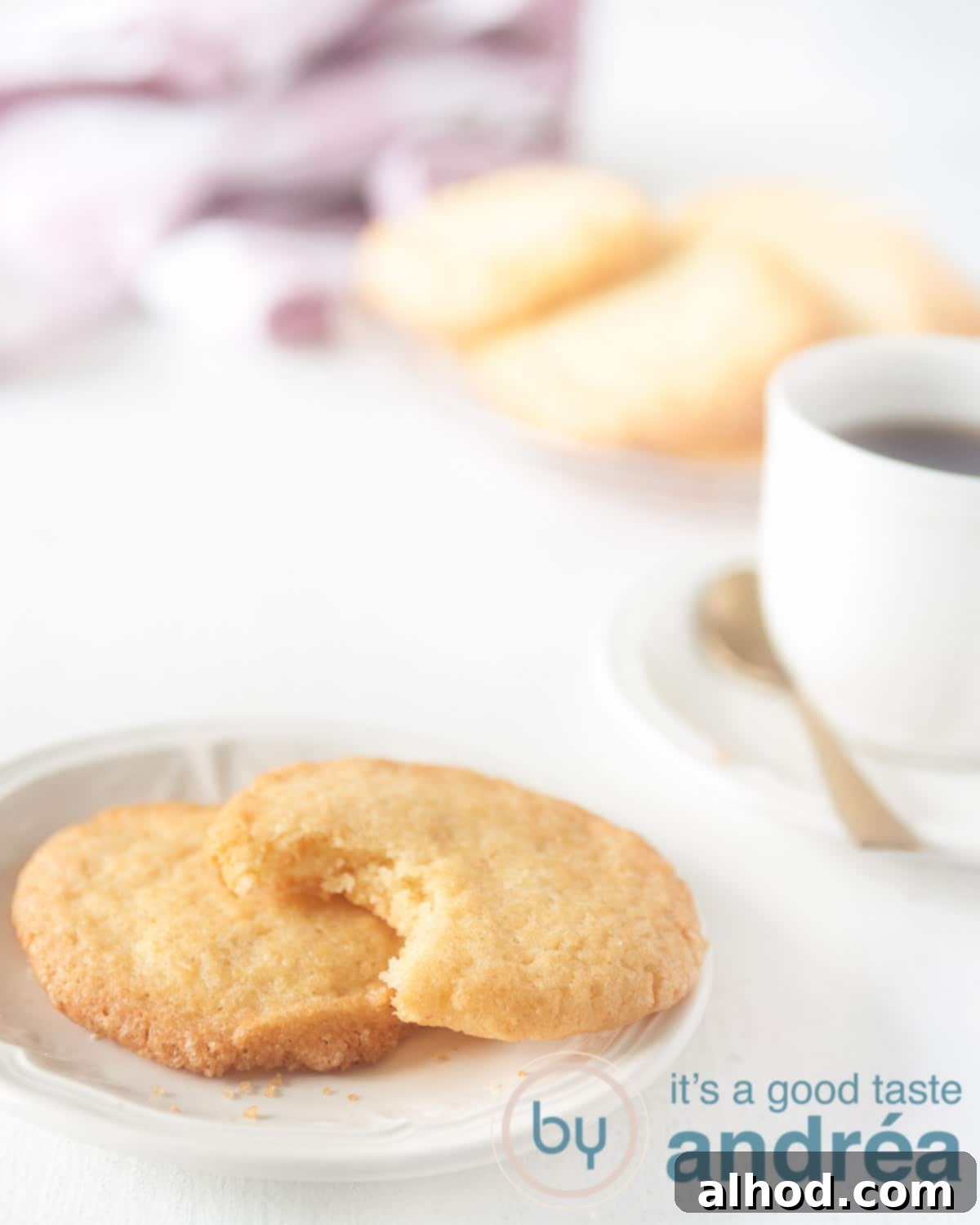 Bake Delicious Cookies Easily 2 Freshly baked easy cookies served with a hot cup of coffee, a perfect simple treat.