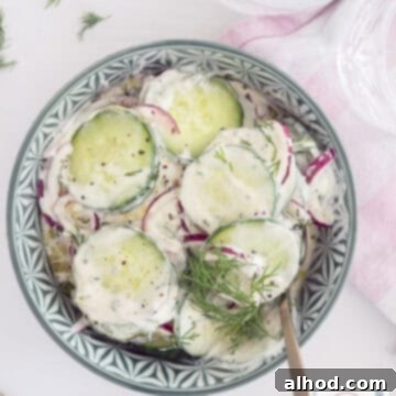 Greek Buffet Bliss: 9 Recipes, Timed for Success 5 Komkommer dille yoghurt salade