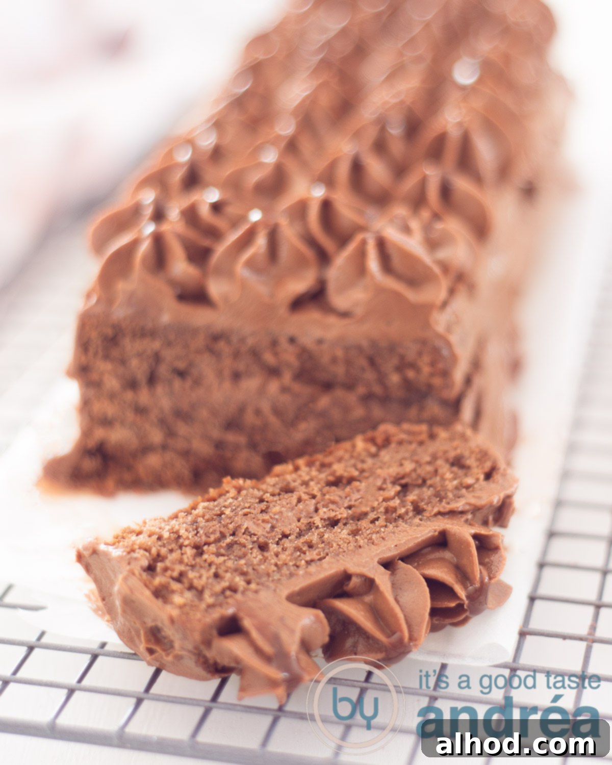 Decadent Chocolate Loaf 6 chocolate truffle cake