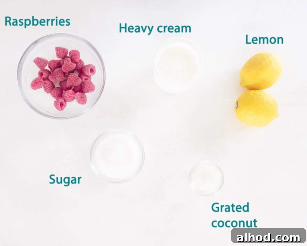 Silky Lemon Bliss in Three Ingredients 3 Ingredients Creamy Lemon Custard on a white background with text description of the ingredient