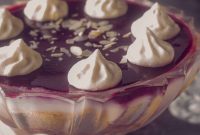 Luscious Berry Custard Sherry Trifle