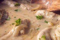 Chicken Fricassee in a Luscious White Wine Cream Sauce